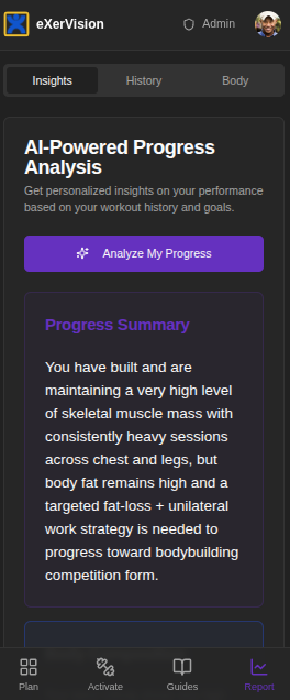AI-powered progress analysis